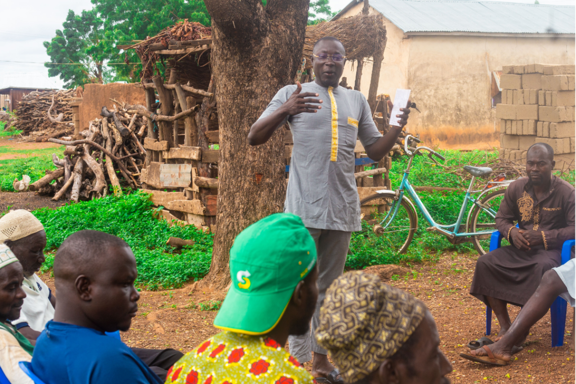 Man leading 10 Spark with Group